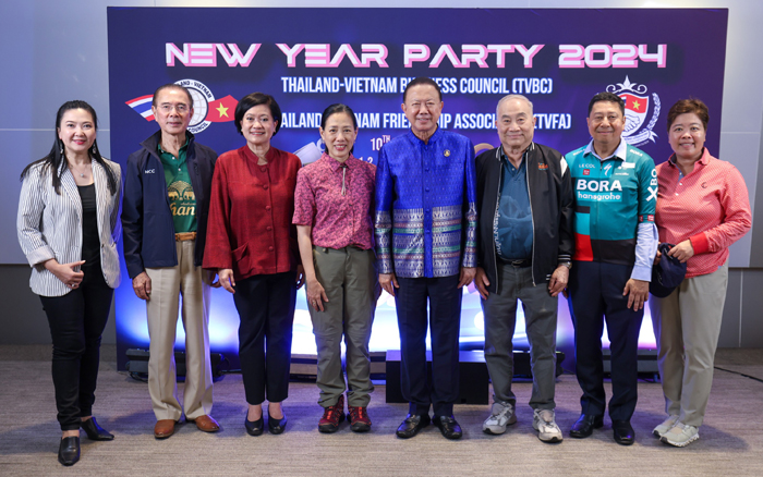 สมาคมมิตรภาพไทย-เวียดนาม (TVFA) และสภาธุรกิจไทย-เวียดนาม (TVBC) กระชับความสัมพันธ์จัดงานสังสรรค์ปีใหม่ 2567 ในธีมกีฬา