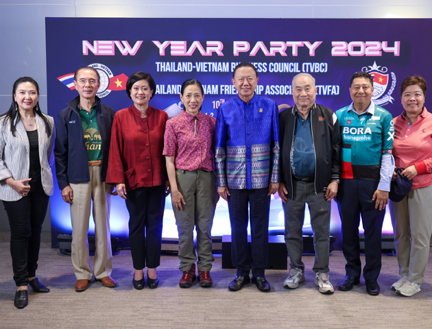 สมาคมมิตรภาพไทย-เวียดนาม (TVFA) และสภาธุรกิจไทย-เวียดนาม (TVBC) กระชับความสัมพันธ์จัดงานสังสรรค์ปีใหม่ 2567 ในธีมกีฬา