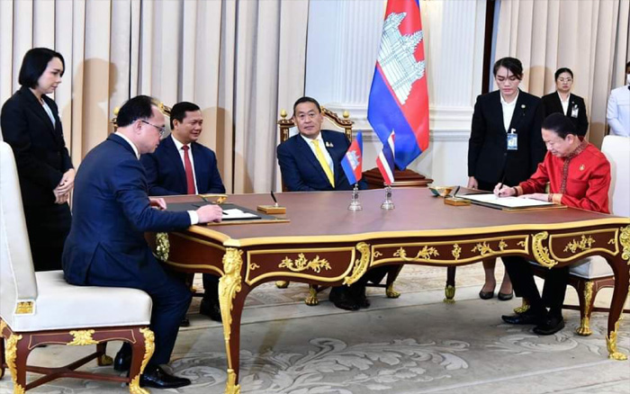 ไทย-กัมพูชา ลงนามและแลกเปลี่ยน MoU 5 ฉบับ ยกระดับความสัมพันธ์สู่การเป็น 