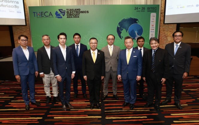 8 ประเทศยืนยันเข้าร่วมงาน THECA 2024 กลุ่มเซมิคอนดักเตอร์-PCB พร้อมลงทุนไทย