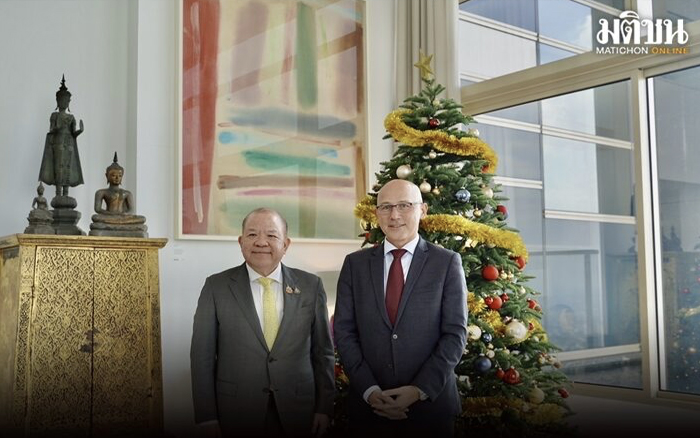 พิชัย หารือทูตอังกฤษ ขับเคลื่อนเอฟทีเอ ไทย-UK ร่วมอนาคต เพิ่มการค้า-การลงทุน