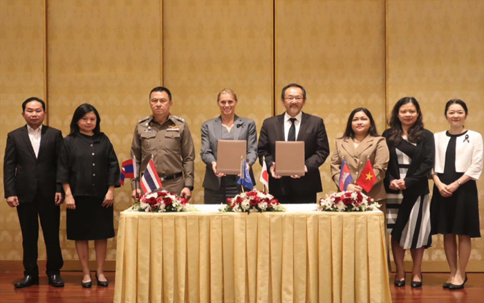 ผู้แทนกรมองค์การระหว่างประเทศเข้าร่วมพิธีลงนามและแลกเปลี่ยนหนังสือว่าด้วยการให้ความช่วยเหลือภายใต้โครงการฯ