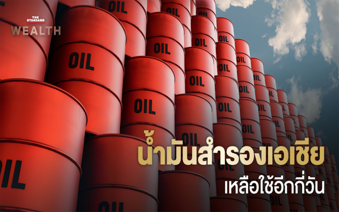 ส่องน้ำมันสำรองประเทศเอเชีย เหลือใช้อีกกี่วัน พร้อมแผนรับมือน้ำมันขาดแคลน
