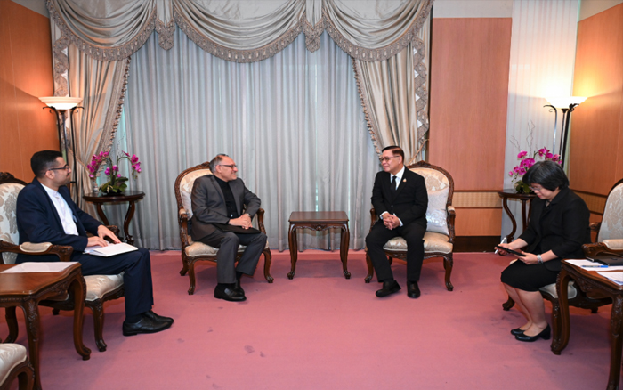 รัฐมนตรีว่าการกระทรวงการต่างประเทศพบหารือกับเอกอัครราชทูตอิหร่านประจำประเทศไทย