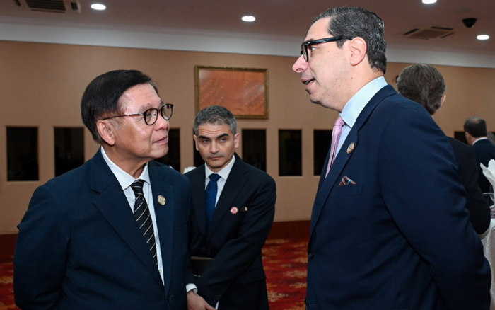 รองนายกรัฐมนตรีและรัฐมนตรีว่าการกระทรวงการต่างประเทศพบหารือนอกรอบกับรัฐมนตรีว่าการกระทรวงการต่างประเทศสาธารณรัฐไซปรัส