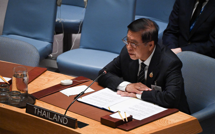 รองนายกรัฐมนตรีและรัฐมนตรีว่าการกระทรวงการต่างประเทศเดินทางเข้าร่วมการอภิปรายแบบเปิดของคณะมนตรีความมั่นคงแห่งสหประชาชาติ