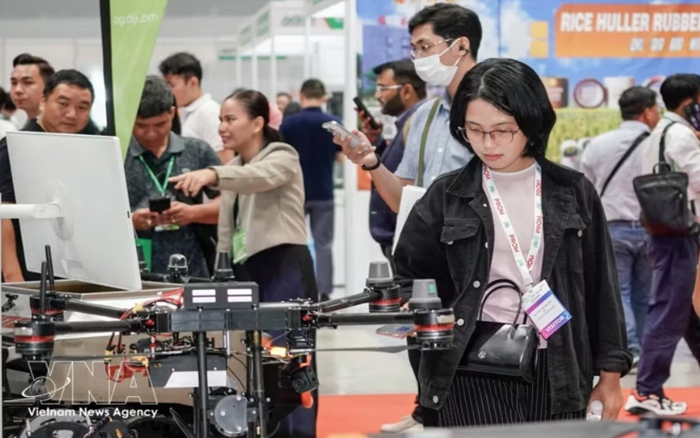 ชุดนิทรรศการ Agri-biotech กําลังดําเนินการในโฮจิมินห์ซิตี้