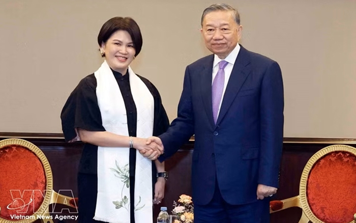 ผู้นําอันดับต้น ๆ ของเวียดนามได้รับองค์กรและธุรกิจในฟิลิปปินส์