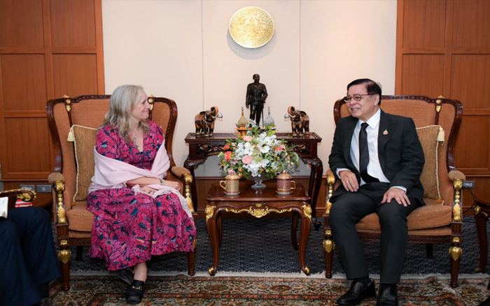 รองนายกรัฐมนตรีและรัฐมนตรีว่าการกระทรวงการต่างประเทศพบหารือกับผู้เสนอรายงานพิเศษแห่งสหประชาชาติว่าด้วยสถานการณ์สิทธิมนุษยชนในเมียนมา