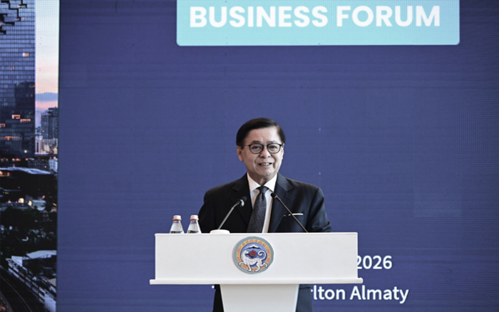 รองนายกรัฐมนตรีและรัฐมนตรีว่าการกระทรวงการต่างประเทศกล่าวเปิดงาน Thailand - Kazakhstan Business Forum ที่เมืองอัลมาตี