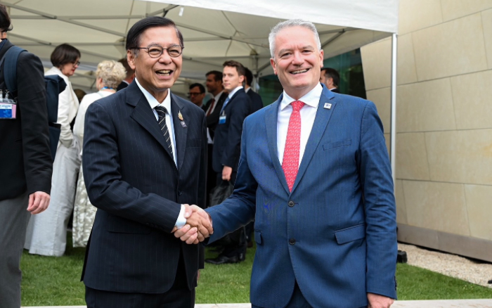รองนายกรัฐมนตรีและรัฐมนตรีว่าการกระทรวงการต่างประเทศ พบหารือกับเลขาธิการ OECD ณ กรุงปารีส