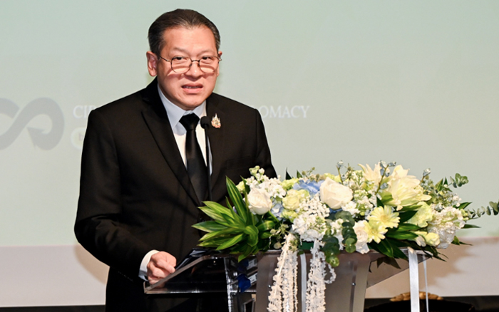 ผู้ช่วยรัฐมนตรีประจำกระทรวงการต่างประเทศกล่าวเปิดการเสวนาภาครัฐ - เอกชน “Public and Private Forum on Circular Economy”