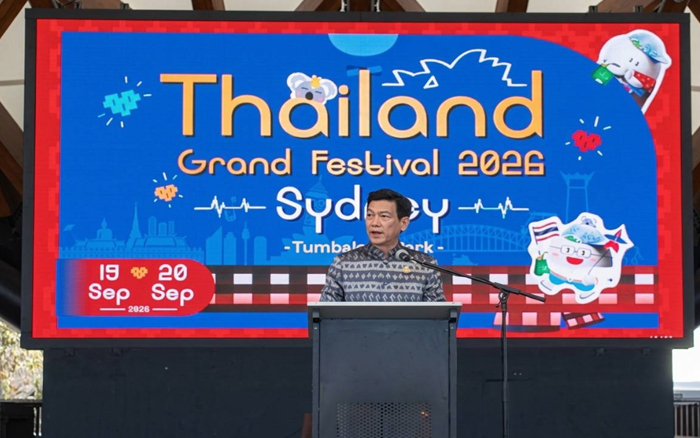 ประธานคณะที่ปรึกษาของรองนายกรัฐมนตรีและรัฐมนตรีว่าการกระทรวงการต่างประเทศ เป็นประธานในพิธีเปิดเทศกาลไทย ณ นครซิดนีย์ (Thailand Grand Festival 2026)