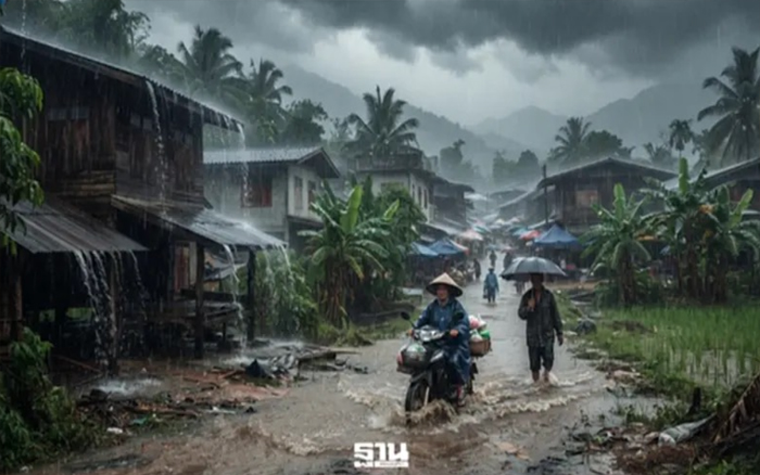 อุตุฯเตือนภาคใต้ 9 จว.วันนี้ 12 ต.ค.69 รับมือฝนถล่ม ระวังน้ำท่วมฉับพลัน