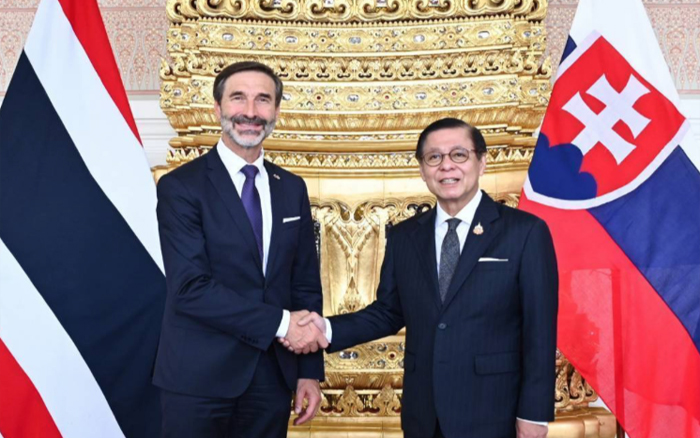 รองนายกรัฐมนตรีและรัฐมนตรีว่าการกระทรวงการต่างประเทศ พบหารือรัฐมนตรีว่าการกระทรวงการต่างประเทศและกิจการยุโรปสาธารณรัฐสโลวัก ในโอกาสเยือนประเทศไทยอย่างเป็นทางการ