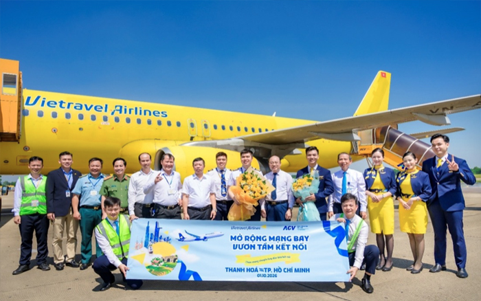Vietravel Airlines เปิดตัวเส้นทางใหม่โฮจิมินห์ซิตี้–ทังฮวา, ไฮฟอง
