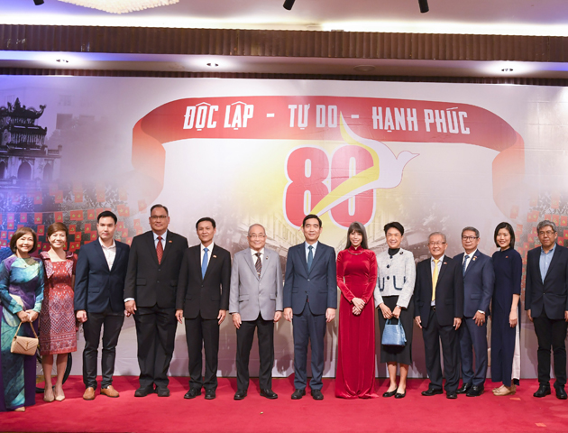 สมาคมฯ เข้าร่วมงานเลี้ยงเฉลิมฉลองครบรอบ 80 ปี วันชาติสาธารณรัฐสังคมนิยมเวียดนาม