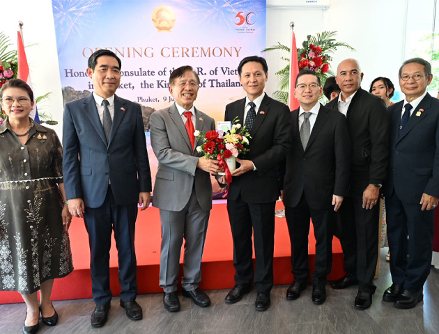 สมาคมมิตรภาพไทย-เวียดนามร่วมพิธีเปิดสถานกงสุลกิตติมศักดิ์เวียดนามประจำจังหวัดภูเก็ต และงานสัมมนา Viet Nam Connect Forum Phuket 2026